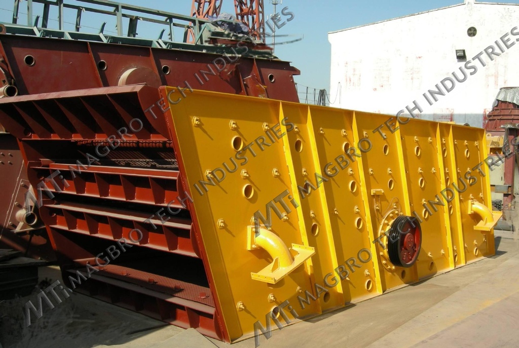 Eccentric type Vibratory Screen or Circular Motion Vibratory Screen